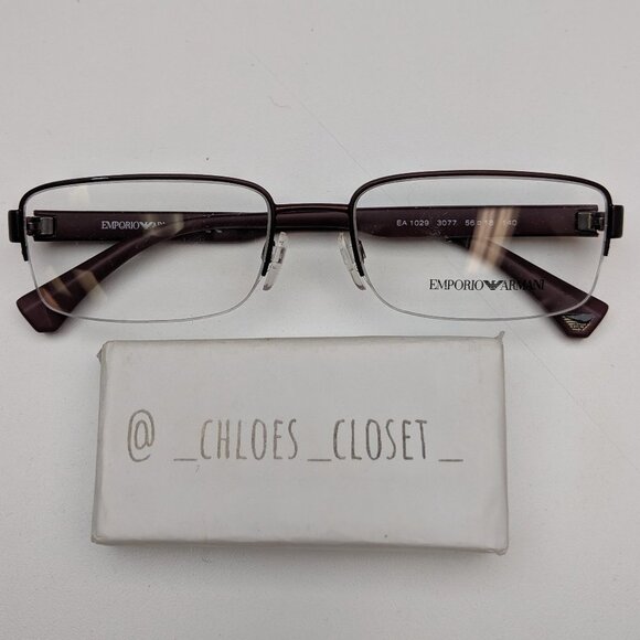 🕶️Emporio Armani EA1029 Men's Eyeglasses/ALH703🕶️​ - Picture 1 of 9